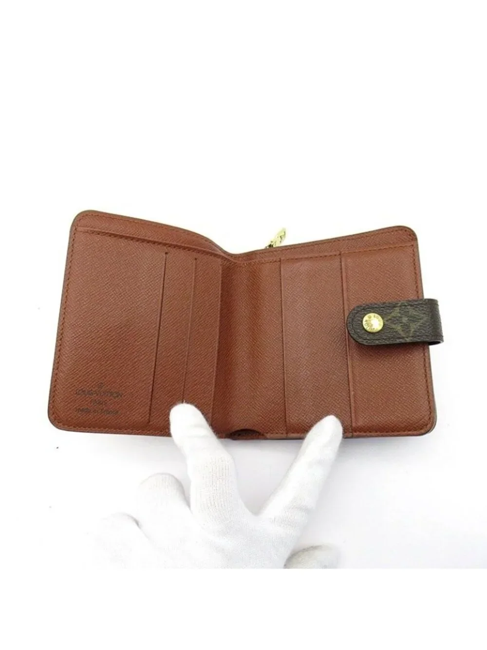 Louis Vuitton Porte-Monnaie Gip Monogram Brown Coin Purse